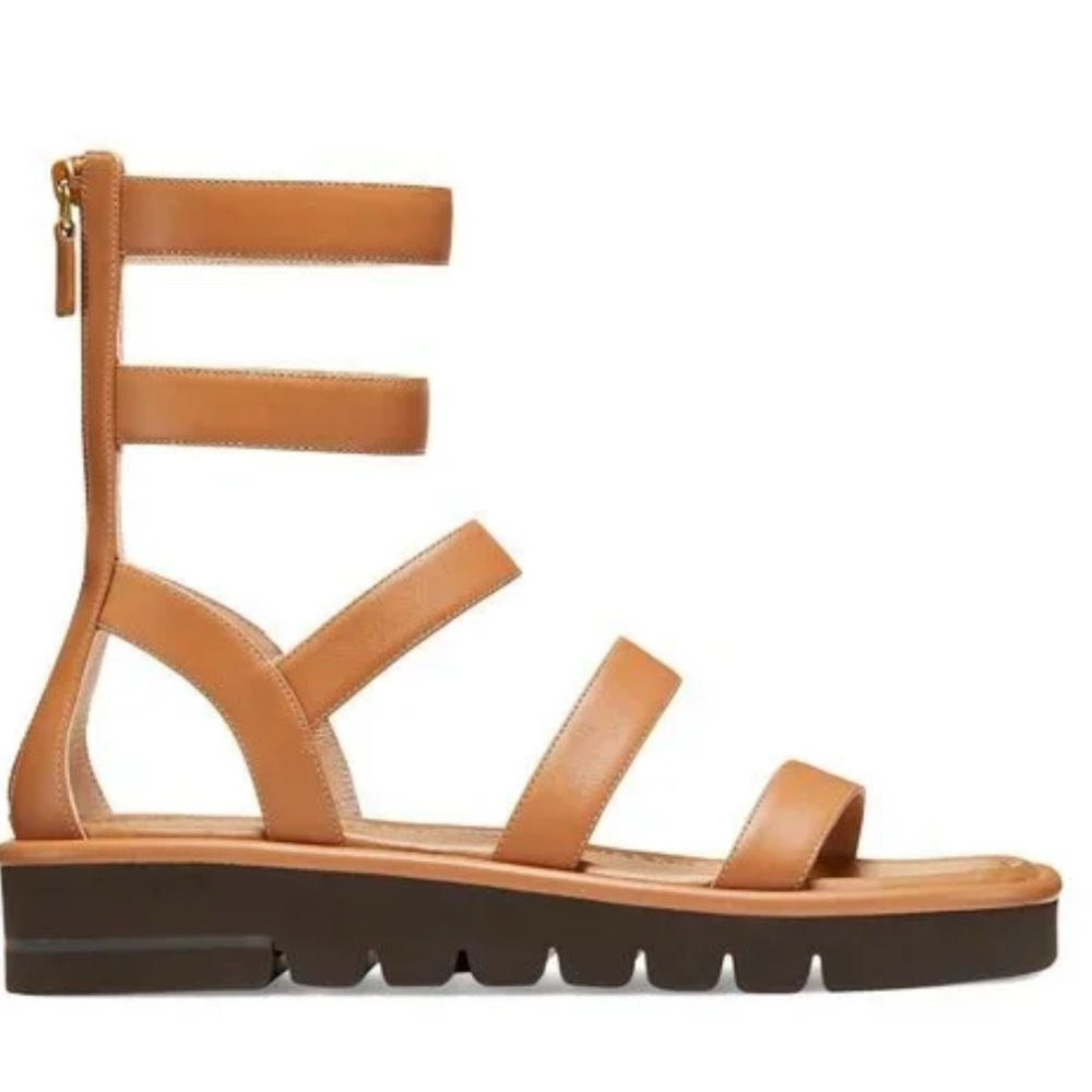 Stuart Weitzman Tan Gladiator Sandals